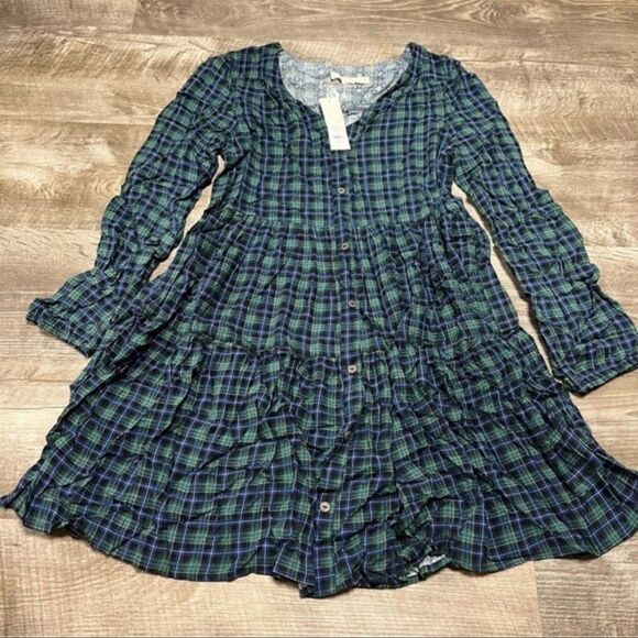 Harper Heritage Plaid Long Sleeve Dress Size Small - Picture 1 of 8